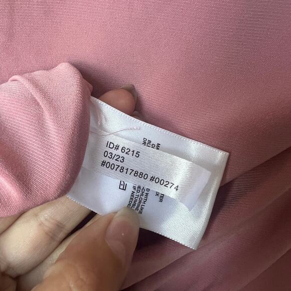 NWT Express Light Pink Body Contour Ruched Midi Dress Size S - Picture 5 of 6